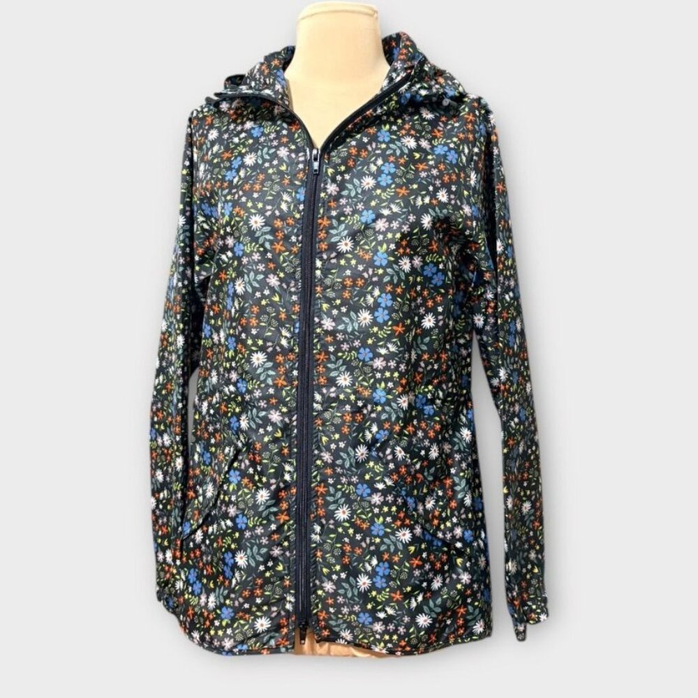 Packable Lightweight Rain Windbreaker Medium Blac… - image 2
